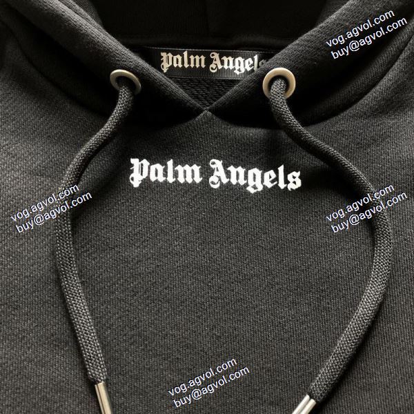 大人気☆NEW!! パーム エンジェルス Palm Angels スーパーコピー 激安 2020秋冬 パーカー PALM ANGELS BLACK LOGO OVER HOODIE 